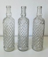 Vintage-Glasflaschen von Anis Bacot Superiore 20er 30er Jahr