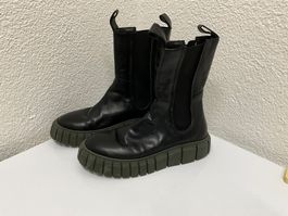 Damenschuhe Chelsea Boots von 1874 by Walder Gr.38, schwarz