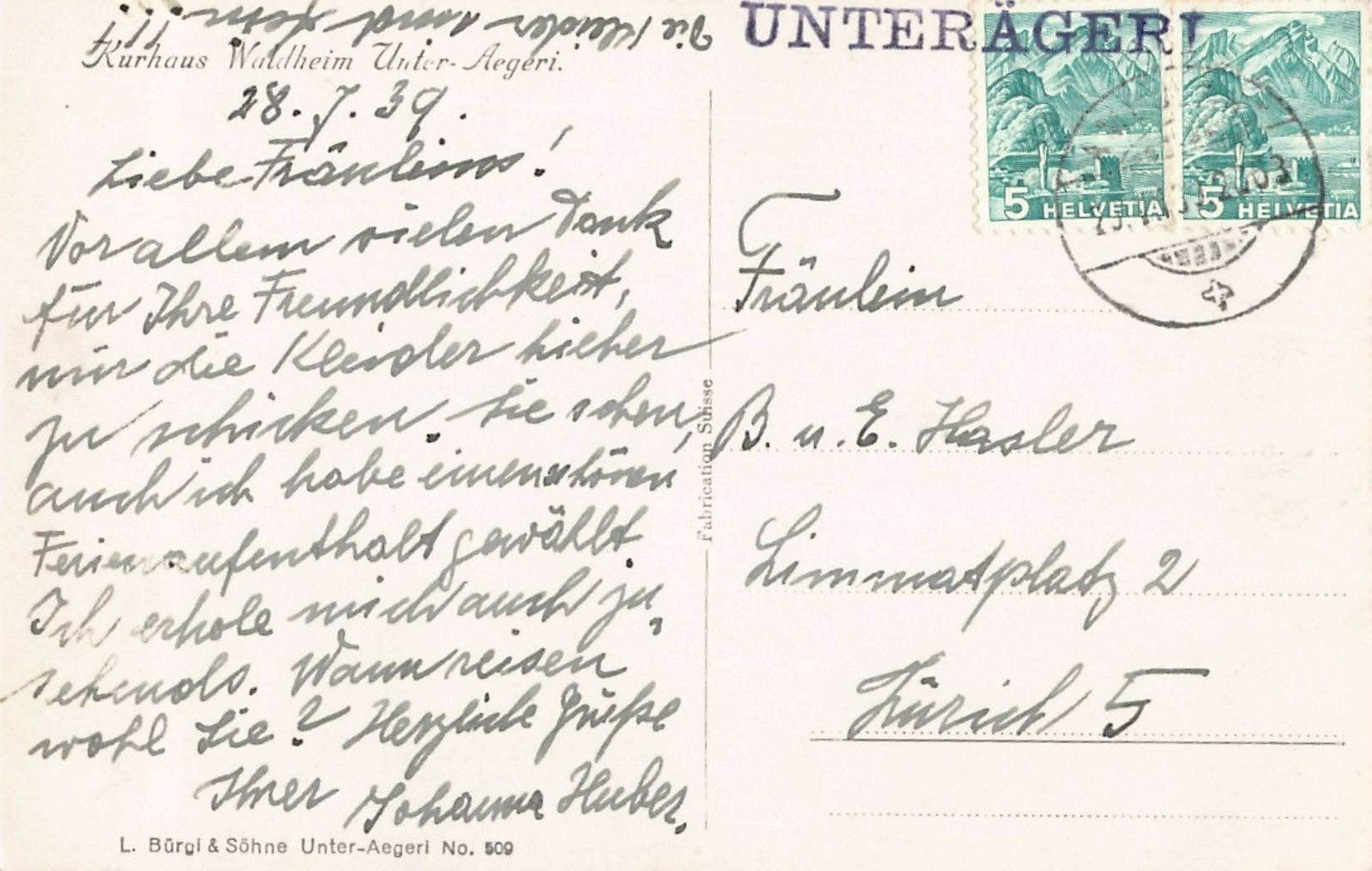 Cartoline postali: 4x Gruss aus ZUG - alte schöne Postkarten – Usato da Lufingen venduto da TopAnsichtskarten 5
