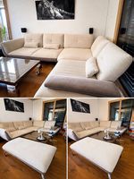 Ecksofa beige Stoff Grösse 320x230cm guter Zustand