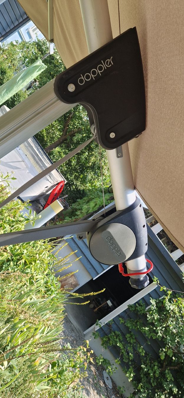 Sonnenschirme: Doppler Sonnenschirm Anthrazit/Beige – Gebraucht aus Winterthur von Pepe83 2