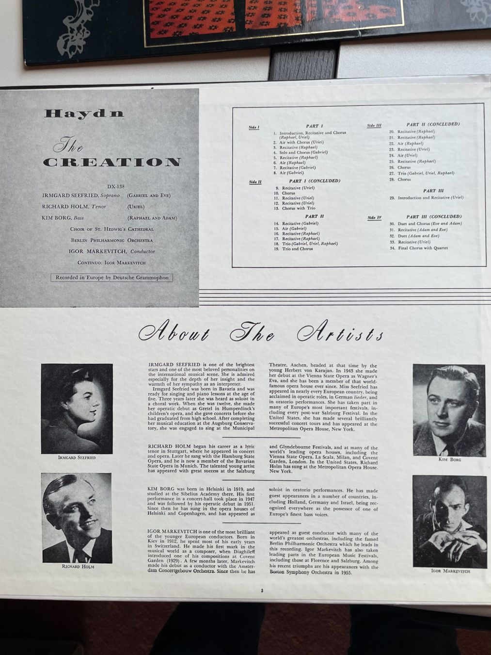 Dischi in vinile: 4 LP Haydn – Usato da Appenzell Steinegg venduto da Wurzlers 1