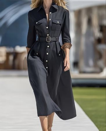 Elegante Abito Trench-tg M/L-nuovo stile per autunno 