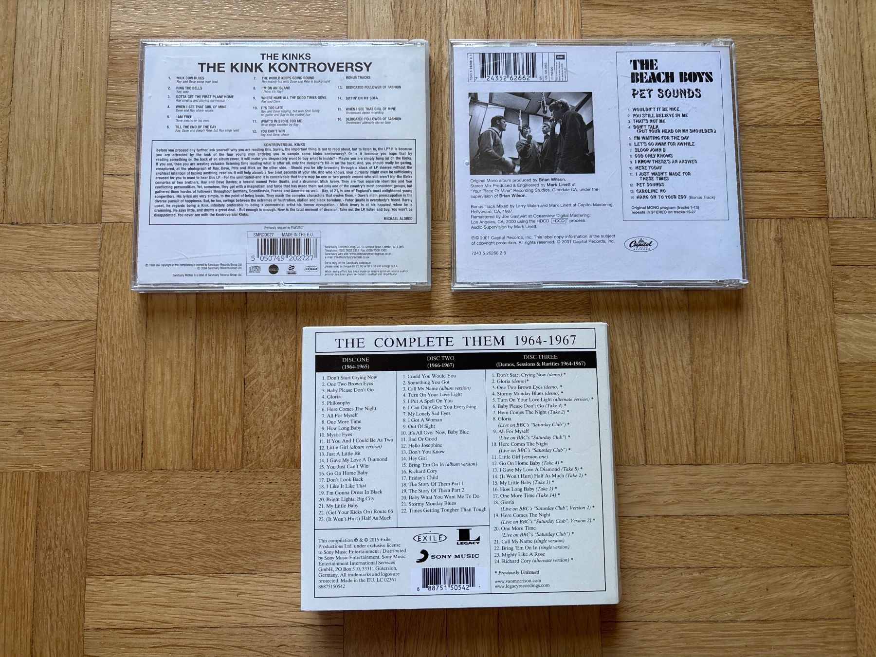 CD: The Kinks, Monkees, The Beach Boys & Them mit Van Morrison – Usato da Wabern venduto da fingersinfactories 2