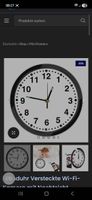 Wanduhr mit integrierter Überwachungskamera