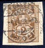 VOLLSTEMPELST. GALLEN  ZIFFERMUSTER 2 RP VOLLSTEMPEL - CH156