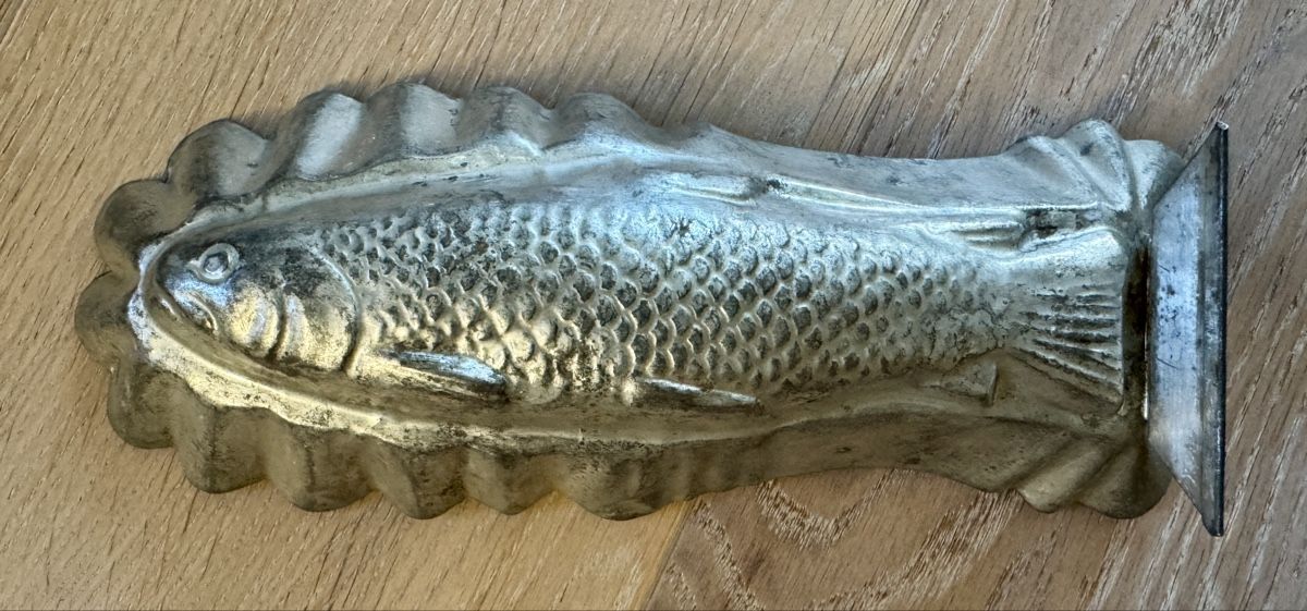 Backformen: Antike Backform Fisch seltene Form, 25 cm – Gebraucht aus Rothrist von Luckywinner