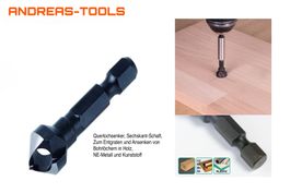 Querlochsenker, Kegelsenker 12 mm Entgratwerkzeug Bit