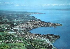 STEINACH ARBON Flugaufnahme mit Romanshorn - gel. Feldpost