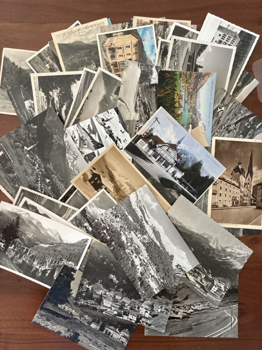 Cartoline postali: 50 Ansichtskarten Schweiz diverse von Kanton Graubünden  – Usato da Oftringen venduto da Cla.vD.74