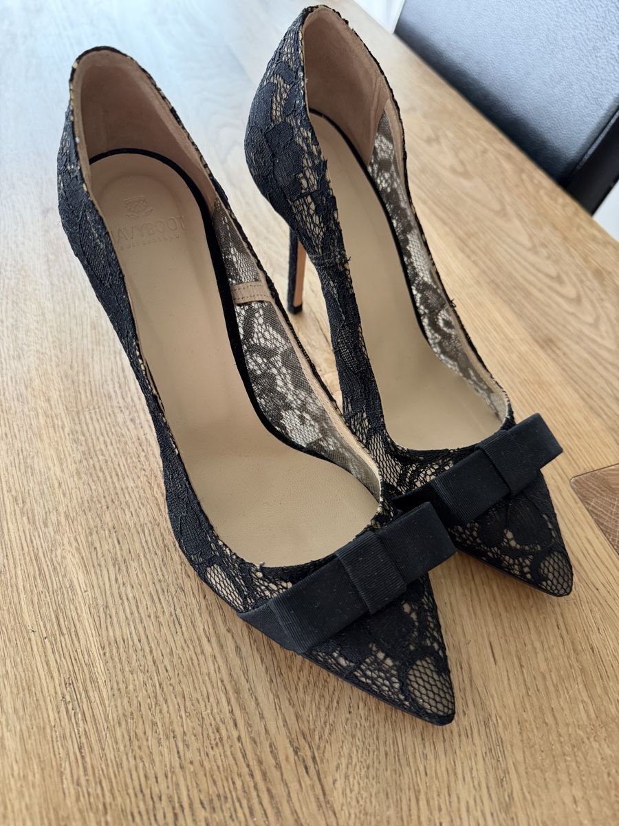 Scarpe da donna: Navyboot Heels, shoes, Size 37 Black  – Nuovo (secondo la descrizione) da Küssnacht am Rigi venduto da Natul