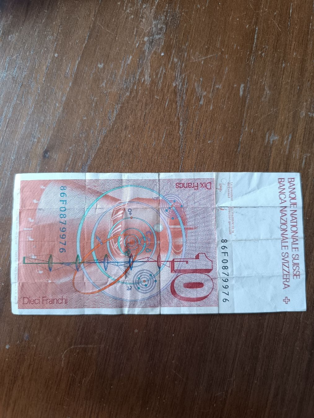 Banconote: 10 Franken banknote – Usato da Basel venduto da Lebschig 1