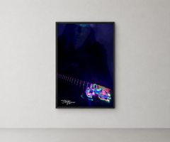 Original Signiert, Deep Purple Steve M. „Left Hand Portrait“