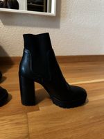 Bottines noires à talons hauts - Taille 38, parfaites!