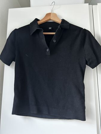 Uniqlo schwarzes Polo Shirt S
