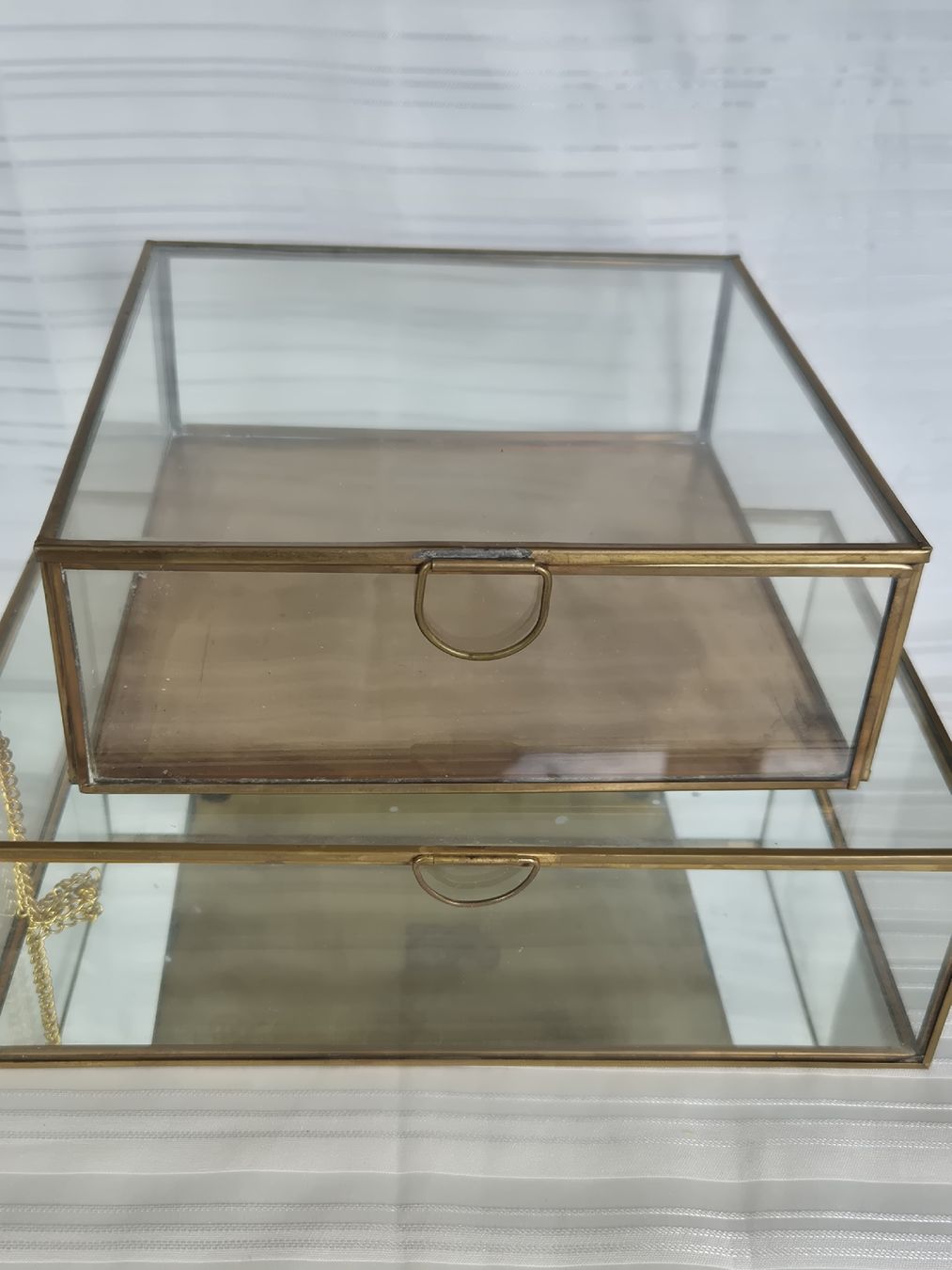 Dosen: Brass & Glass Storage Boxes  – Gebraucht aus Zürich von mrs_kz6n
