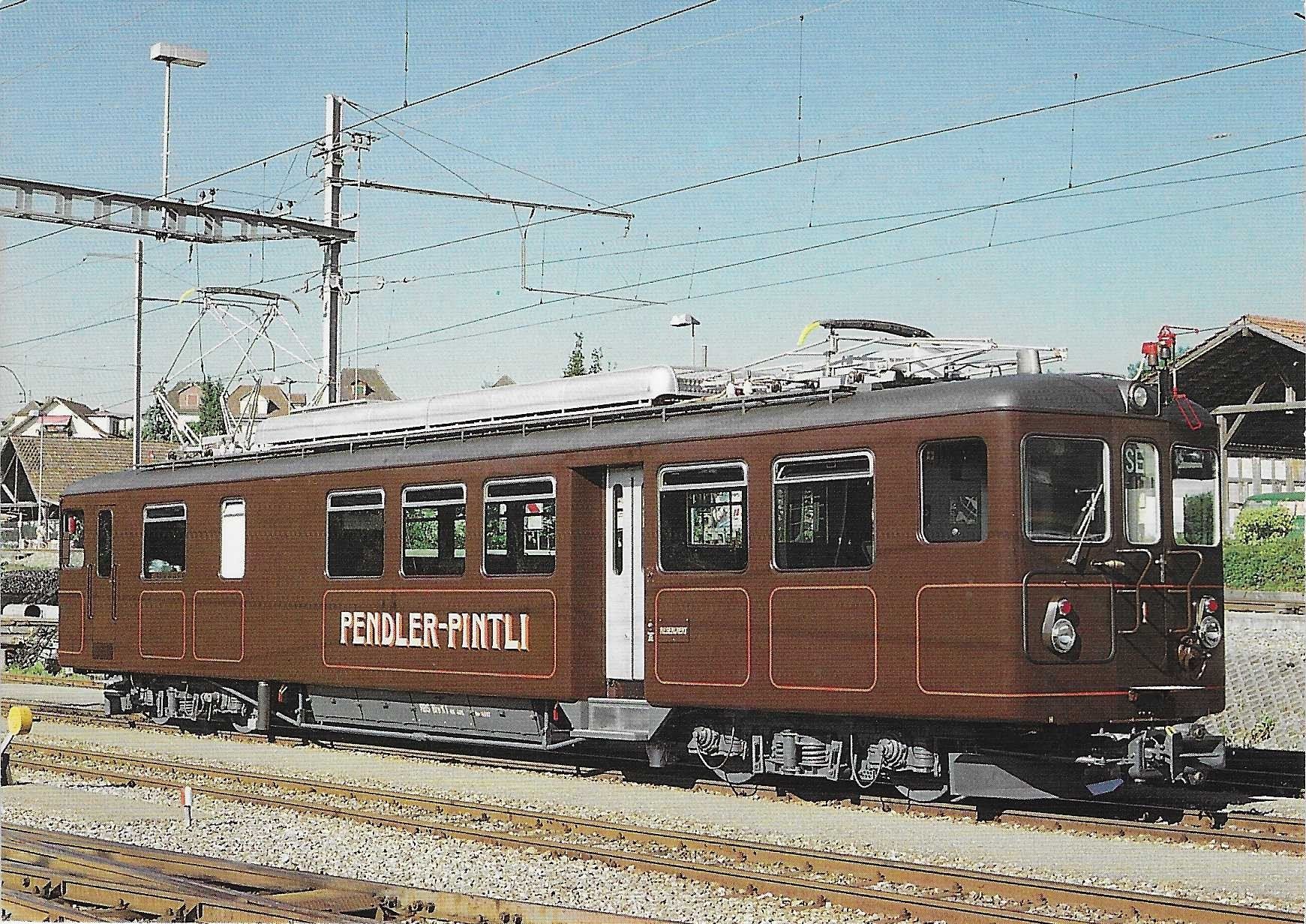 Ansichtskarten: Bre 4/4 1 "Pendler-Pintli" 1916 – Neu (gemäss Beschreibung) aus Rothrist von Stranglehold