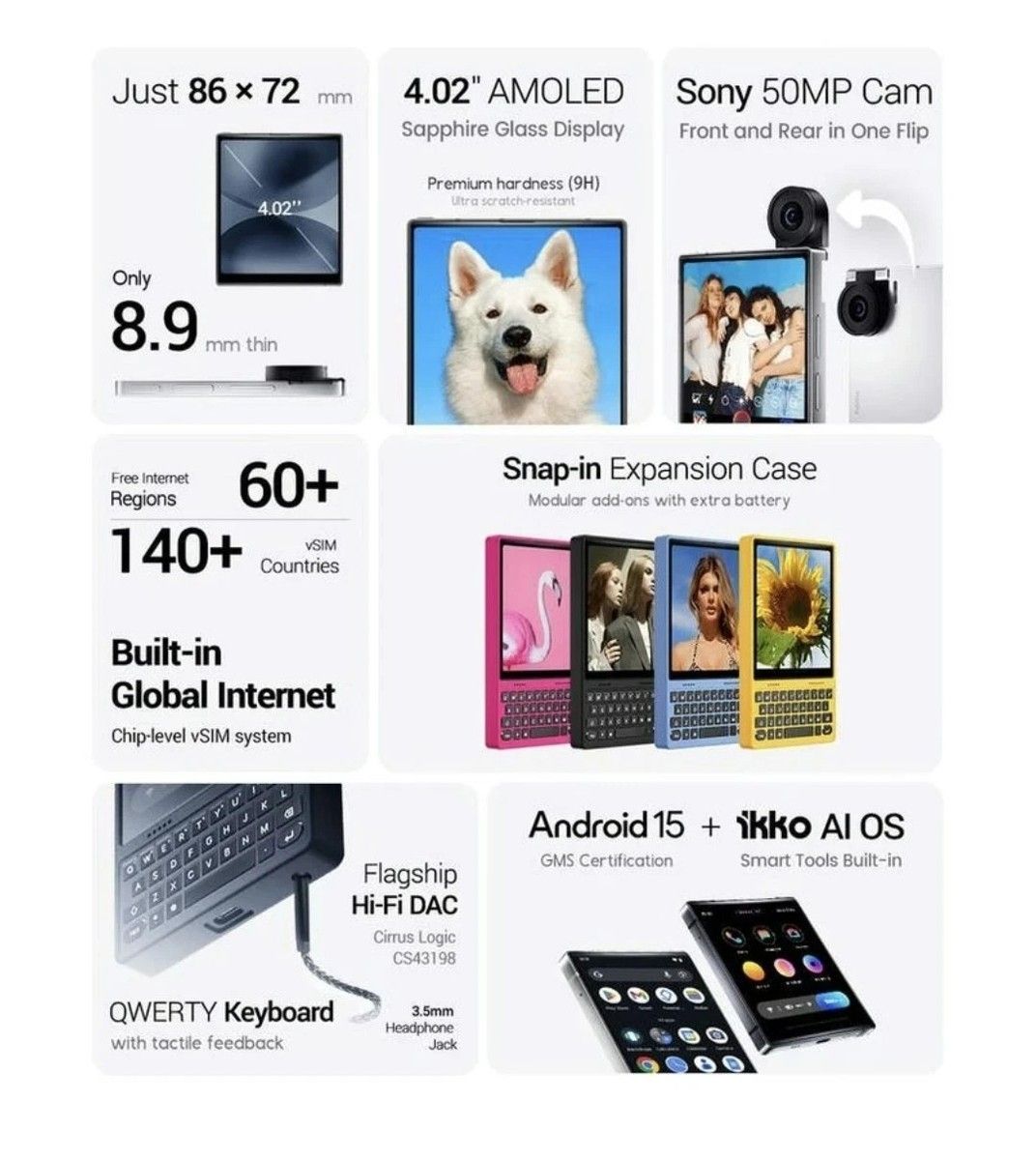 Telefoni cellulari / Smartphones: Ikko MindOne pro - einzigartiges KI Smartphone – Nuovo (secondo la descrizione) da Obfelden venduto da Predi_ger 2