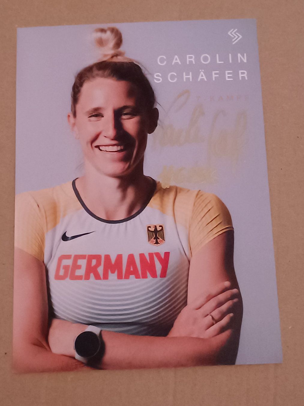 Autogramme: Carolin Schäfer - Leichtathletik - original signiert – Gebraucht aus Menziken von Autogramme