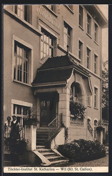 Cartes postales: Wil / SG, Töchter-Institut St. Katharin – D'occasion à Berlin par bartko-reher