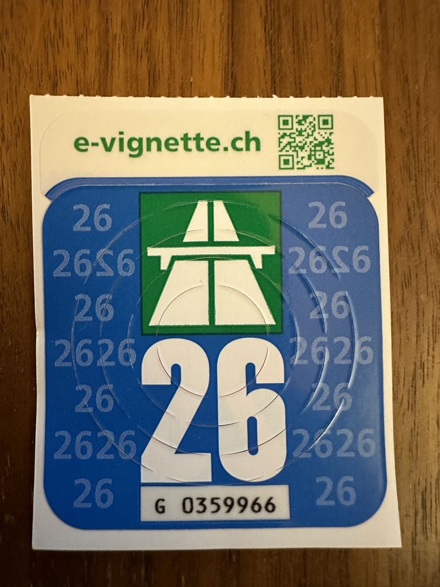 Vignette autostradali: Autobahnvignette 2026 – Nuovo e nell'imballaggio originale da Menznau venduto da Private87