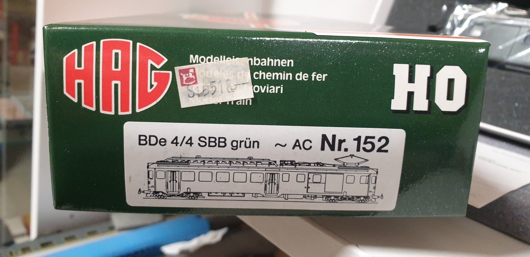 Hag Trains électriques: Hag SBB Bde4/4 Triebwagen H0/AC Nr. 152 – Neuf (Voir description) à Neuenhof par ludovicco 8