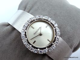 JAEGER LECOULTRE VINTAGE 1970ER 18K & DIAMANTEN HANDAUFZUG