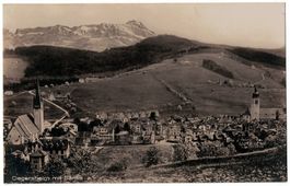 Degersheim mit Säntis, gelaufen 1926