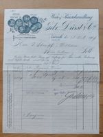 Alte Rechnung Briefkopf Lithographie Zürich 1907