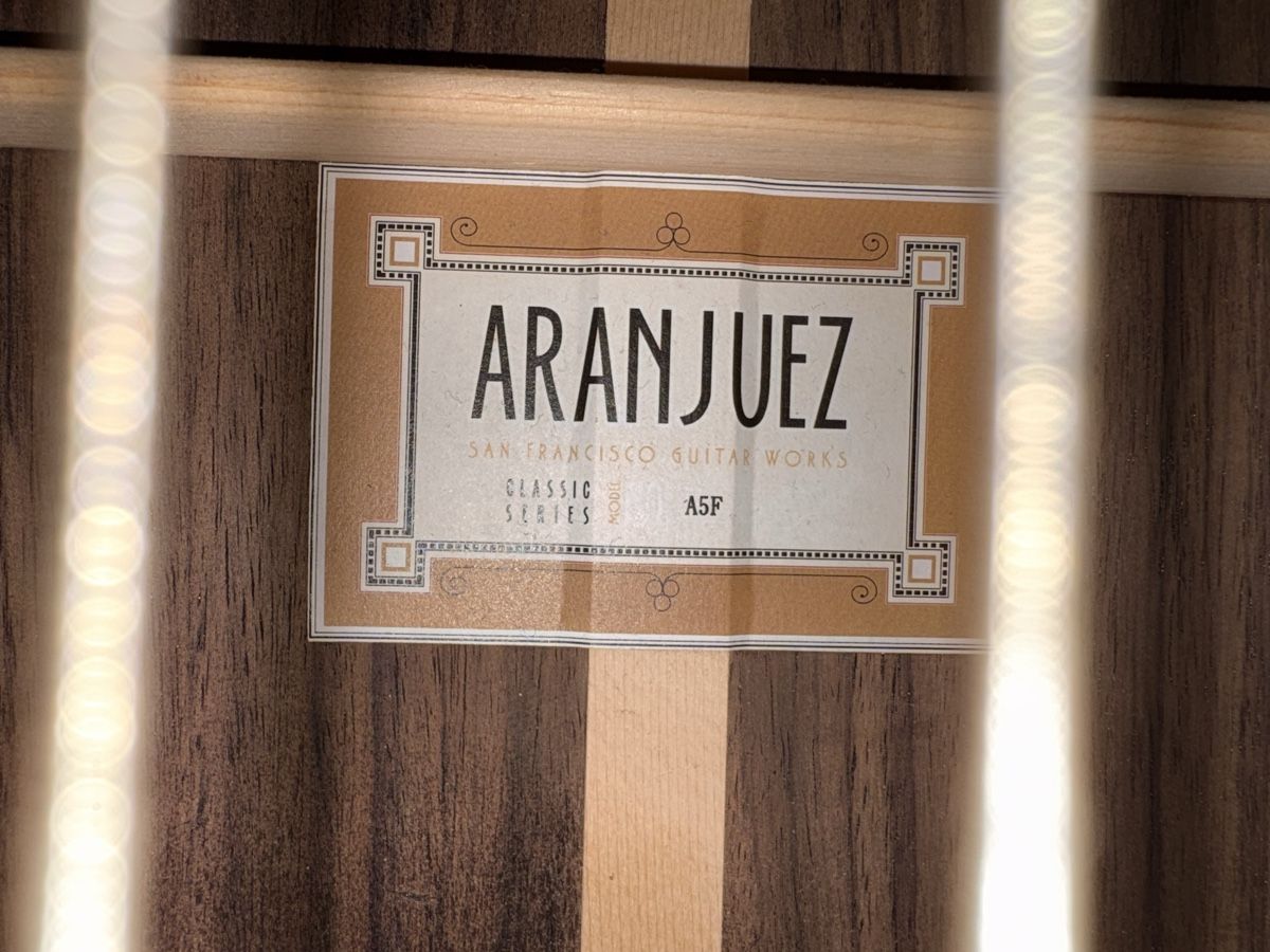 Strumenti musicali: ARANJUEZ Gitarre Classic Series A5F – Usato da Zürich venduto da Siska830 2