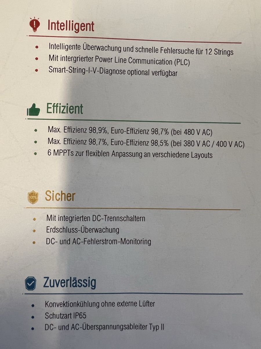 Huawei Inverter: Sun2000-60KTL-M0 Wechselrichter – Usato da Riedt b. Erlen venduto da 50101 3