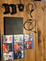 Sony PlayStation 4 Konsole mit 2 Controllern und 8 Spielen