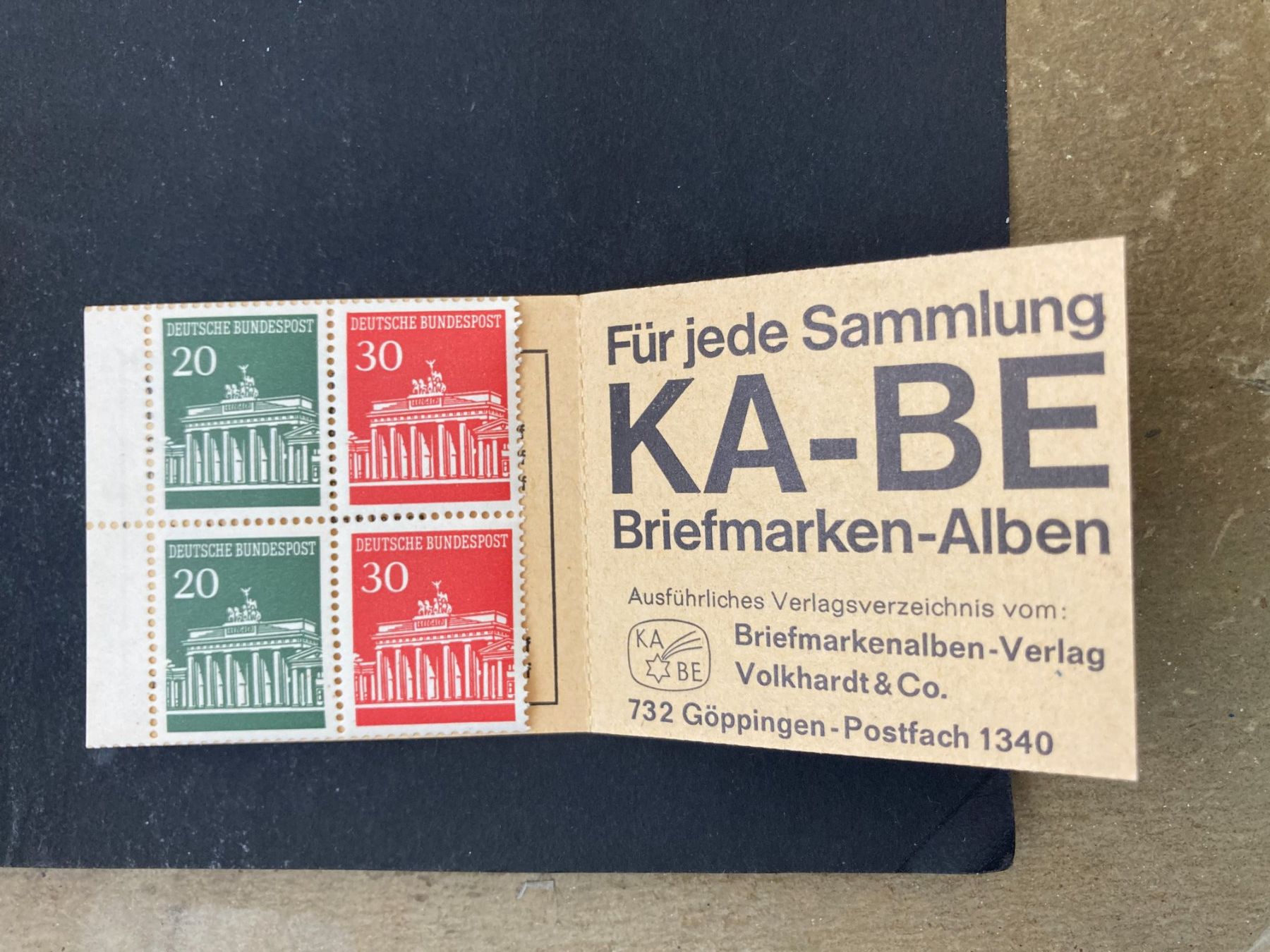 Tutti i francobolli: BRD 1968 Markenheftchen Brandenburger Tor 14c postfrisch – Nuovo (secondo la descrizione) da Winterthur venduto da schnueps 2
