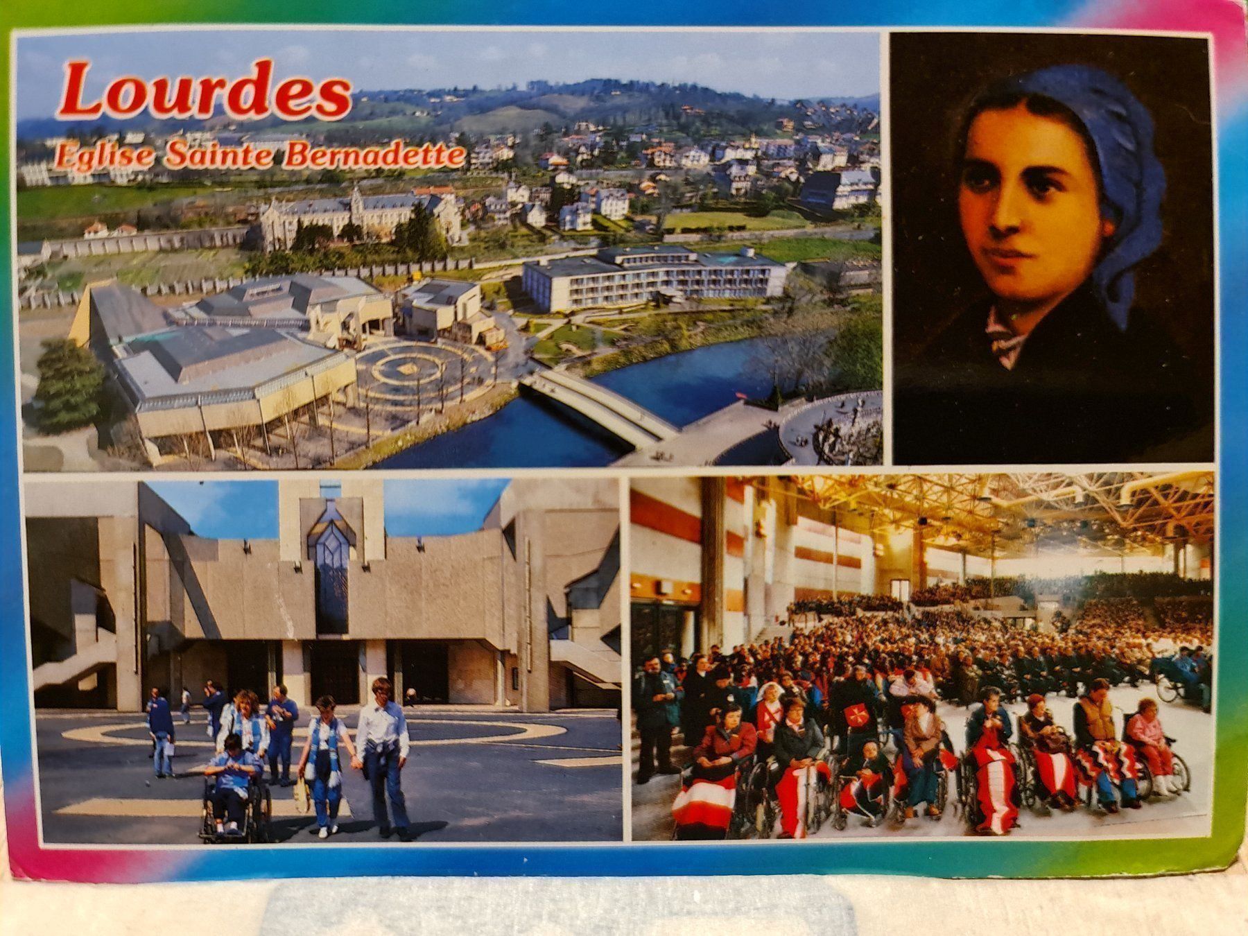 Cartoline postali: Ansichtskarte Lourdes Frankreich – Usato da Dintikon venduto da Vexi