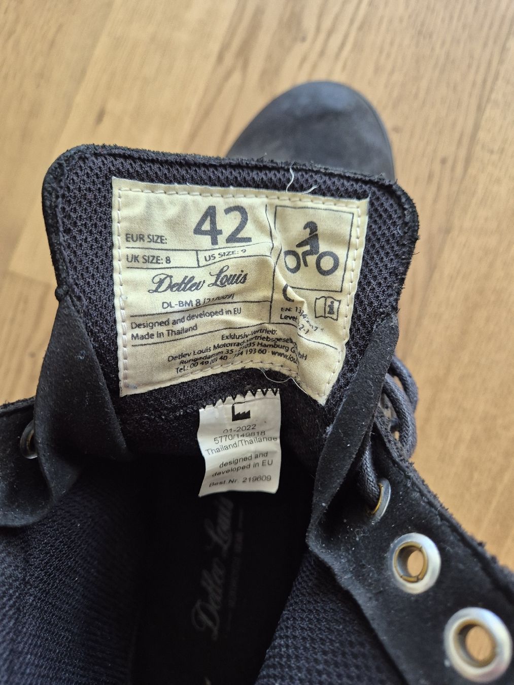 Scarpe da uomo: Motorradstiefel 42 – Usato da Schaffhausen venduto da Kingmonkey 1