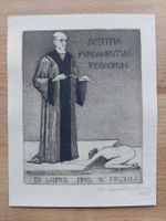 Exlibris Wilhelm Spethmann - Original Radierung signiert