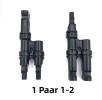 Y Stecker MC4 Solarverbinder von zwei Modulen