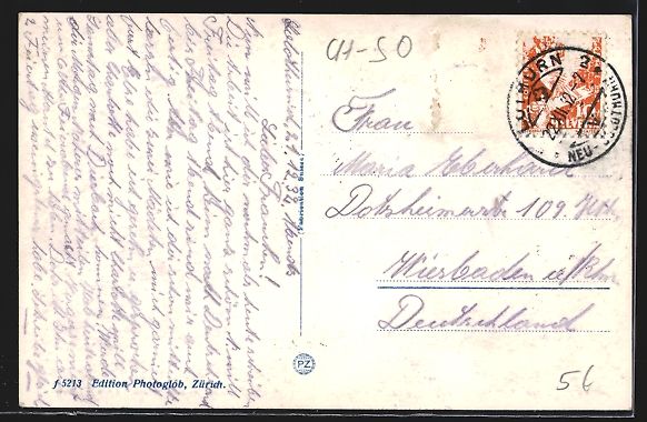 Cartoline postali: AK Solothurn, Klosterplatz, 1932 – Usato da Berlin venduto da bartko-reher 1