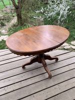 Ovaler Holztisch Antik