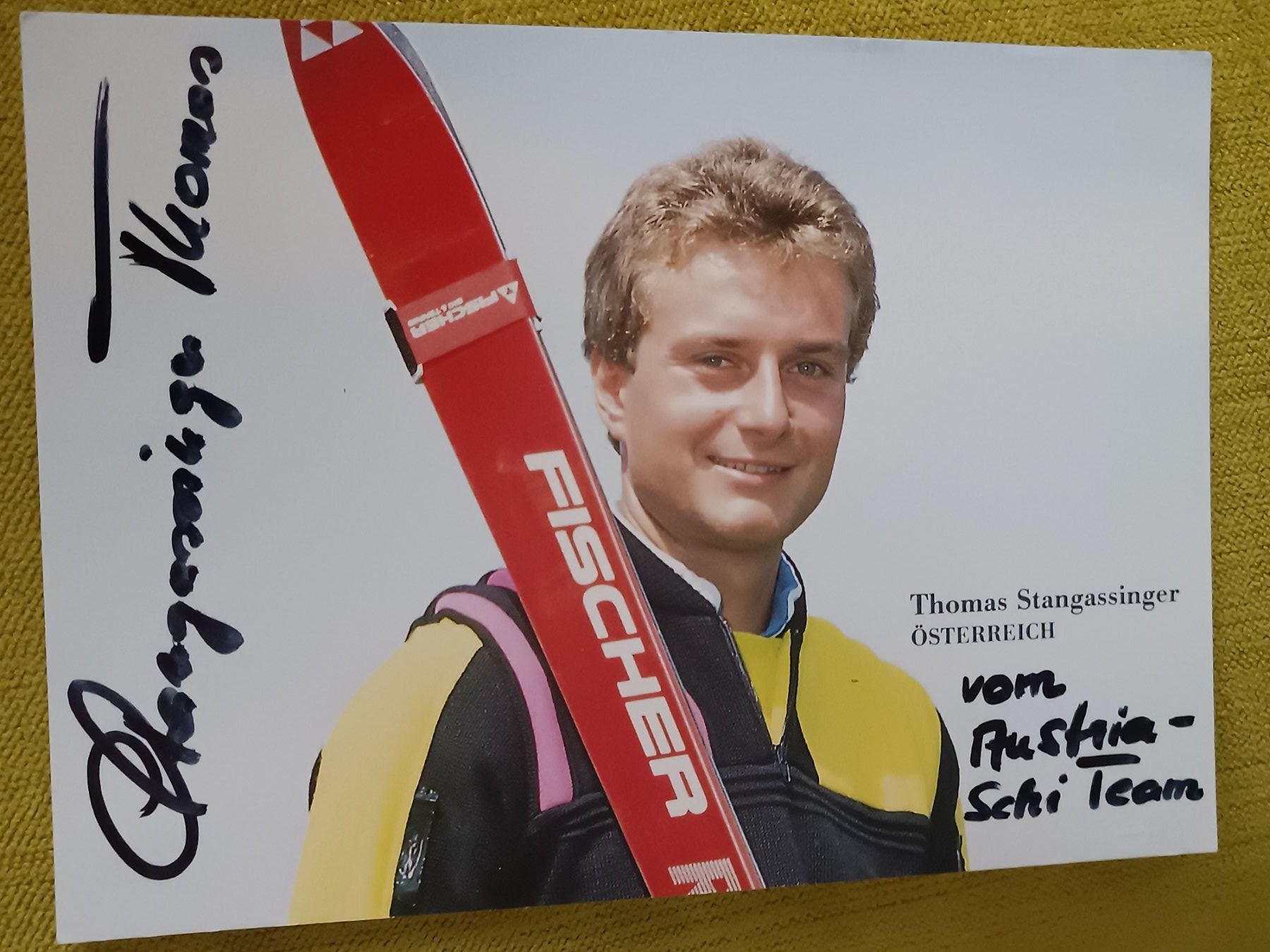 Autogramme: Thomas Standgassinger - Ski – Gebraucht aus Menziken von Artographs