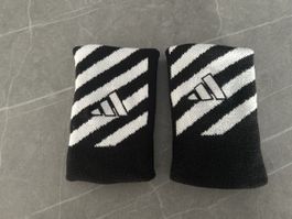 adidas Schweissbänder Handgelenk schwarz/weiss