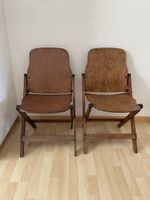 2 Holzklappstühle Vintage "American Seating" Top Zustand!