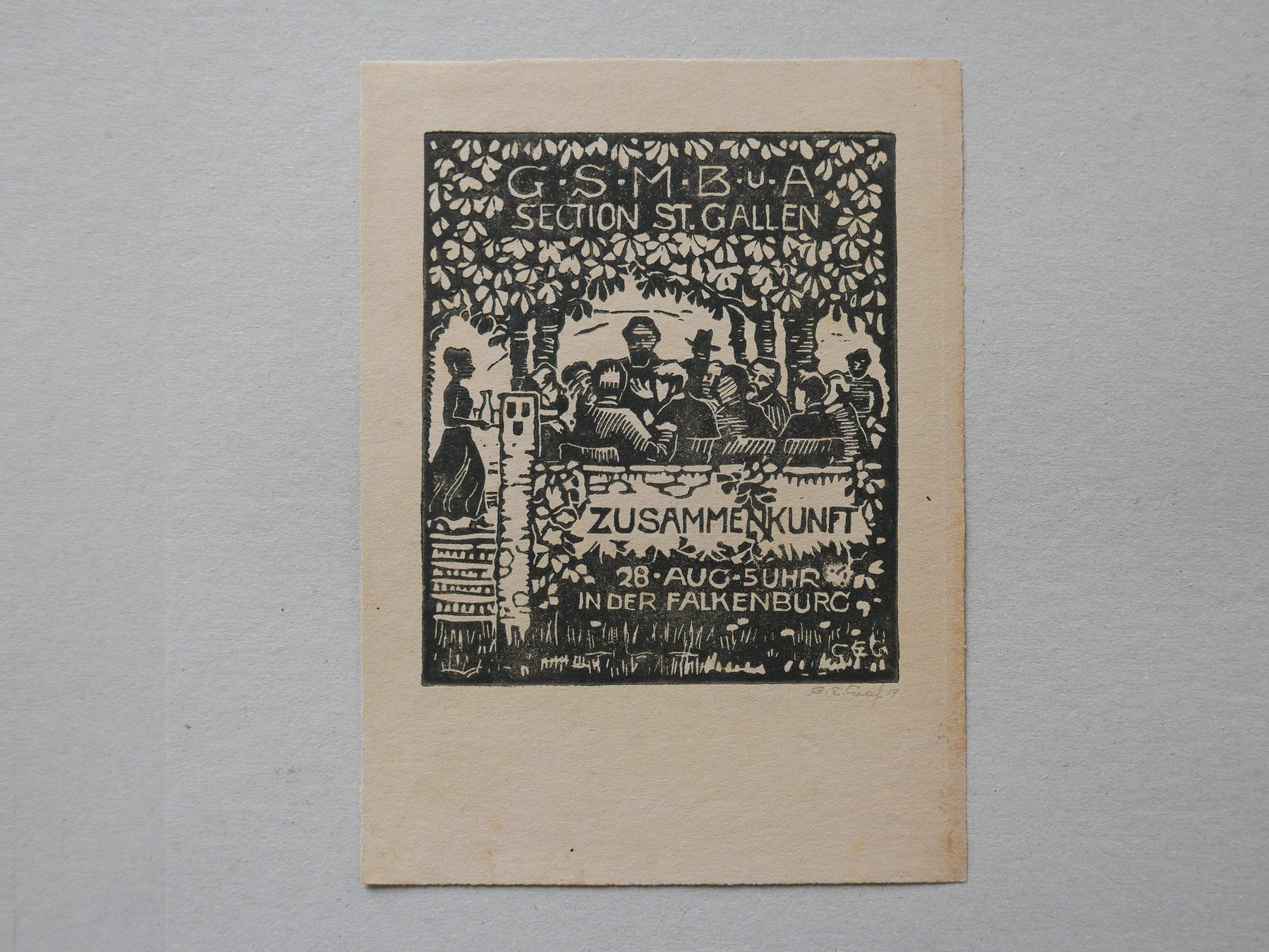 Libri: HOLZSCHNITT C. E. GRAF 1919 GSMBA ST. GALLEN – Usato da Balgach venduto da Zwischenraum
