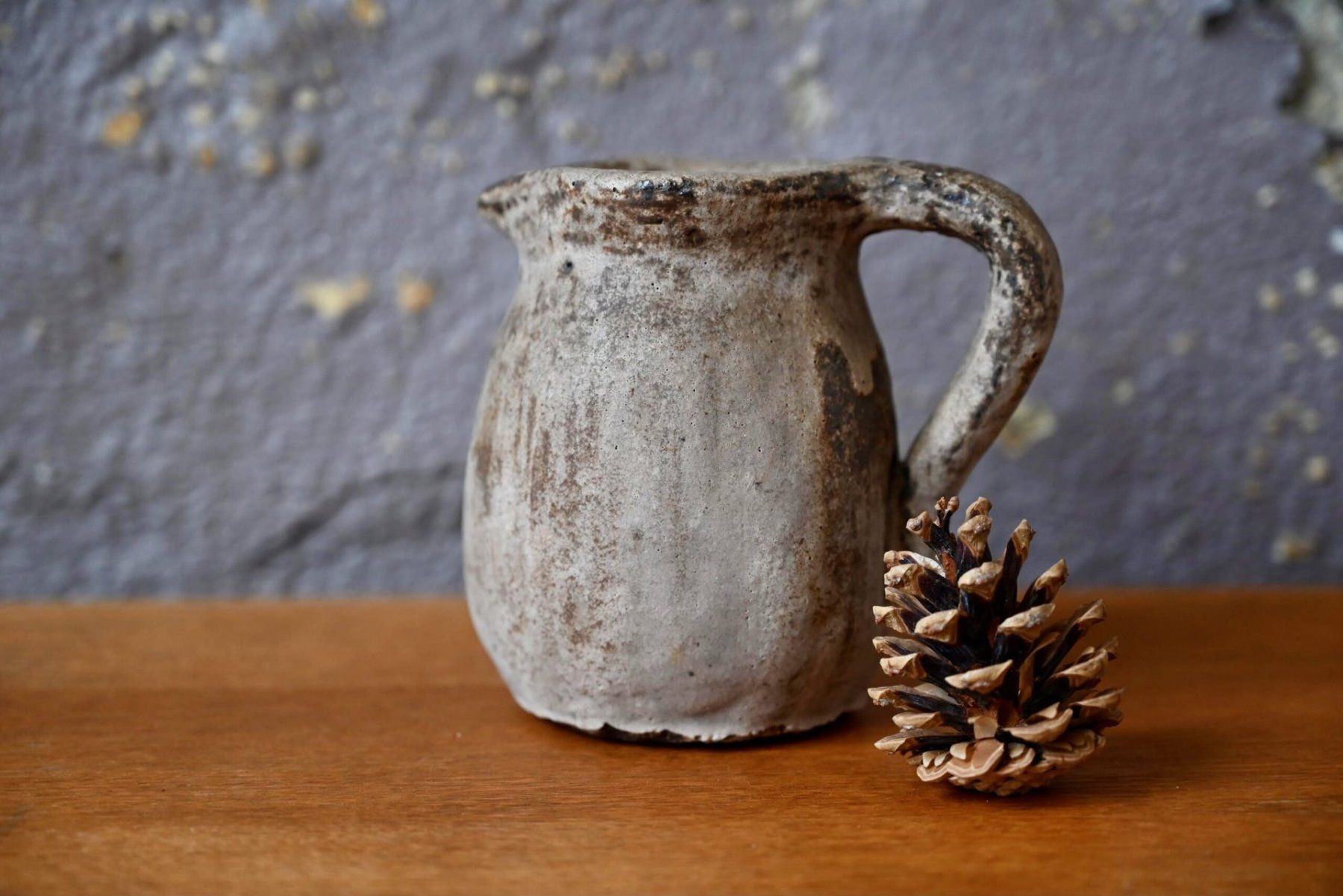 Vasi & Recipienti: Pichet brutaliste en grès émaillé, pièce artisanale signée, – Usato da COLMAR venduto da Sophiebellelurette