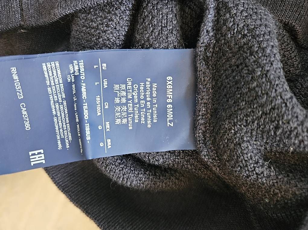 Armani Maglioni & Felpe: Wollpullover Armani Jeans L Blau – Usato da Altendorf venduto da nab_mxj7 1