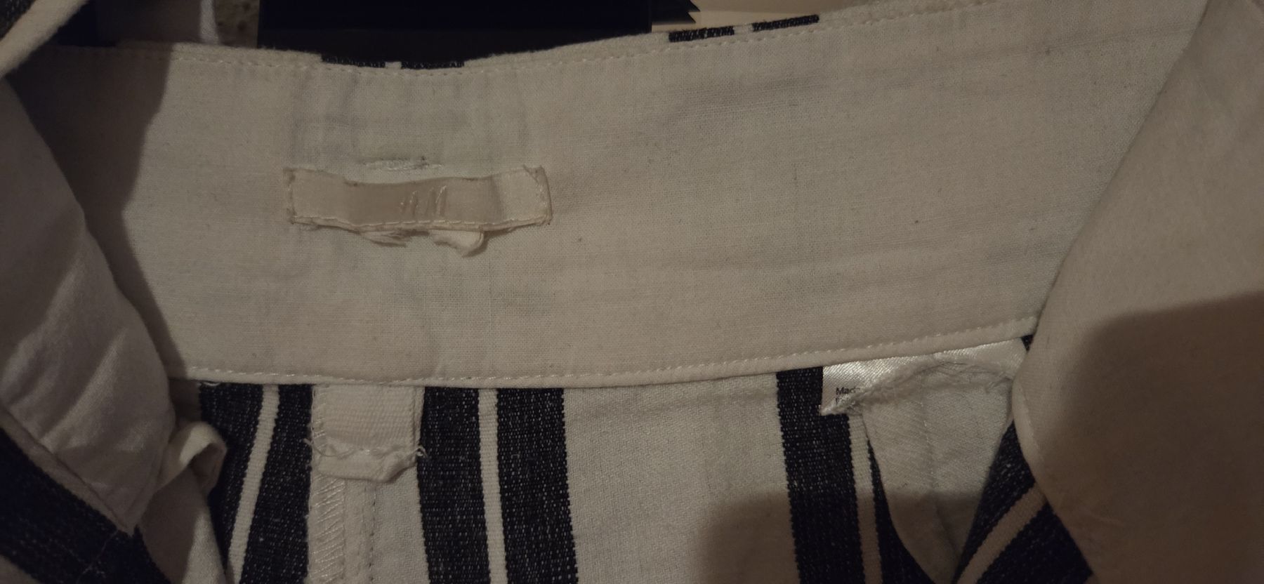 H&M Pantaloni: Leinenhose mit Gurt Paperbag Pants 38 – Usato da Horgen venduto da aiac0 2