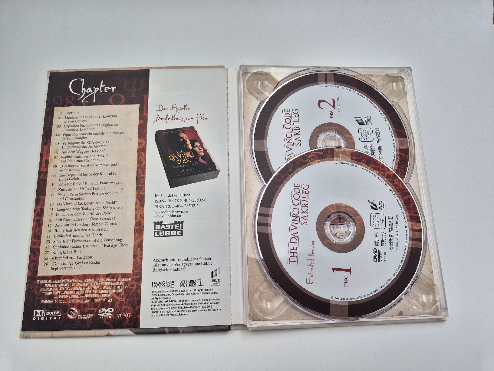 Tutti i DVDs: The Da Vinci Code Sakrileg DVD Extended Version  – Usato da Ettiswil venduto da beekeper13 2