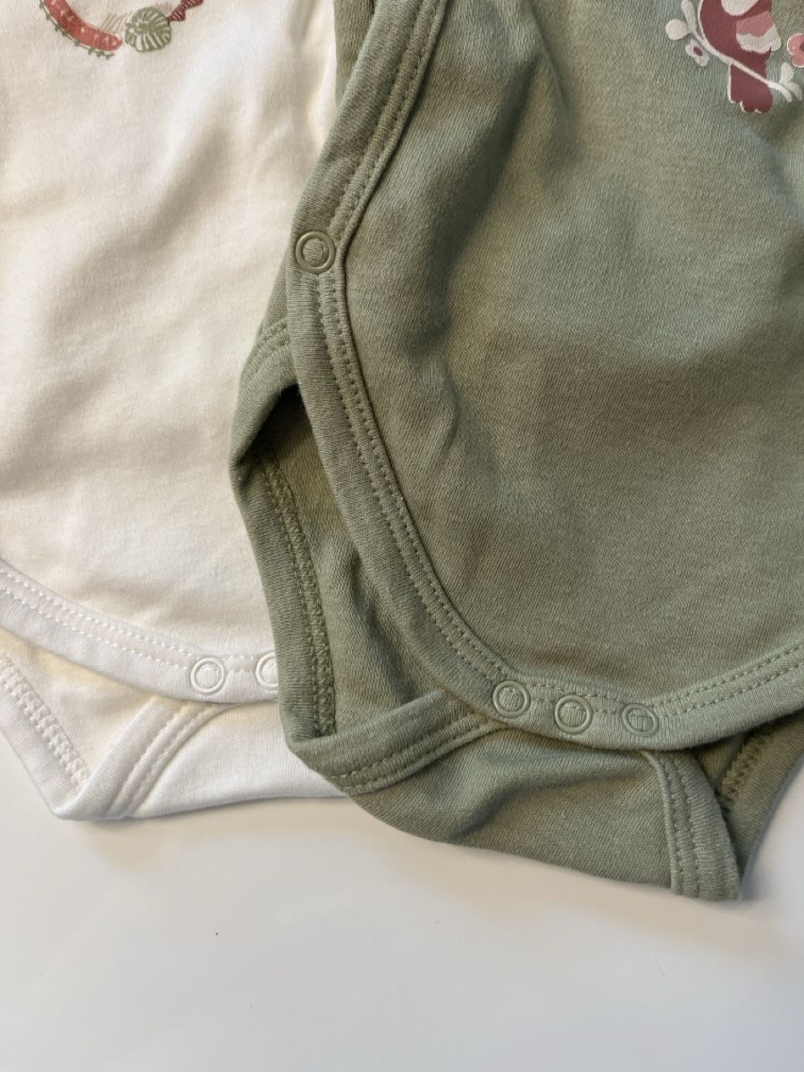 Vertbaudet Lotti & Set di vestiti: 2er Set Kurzarmbodies Gr. 54/ 1 Mt. – Nuovo (secondo la descrizione) da Oberwil BL venduto da FinjaBijou 3