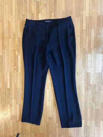 Marccain, pantalon fluide noir, mélange, taille L 