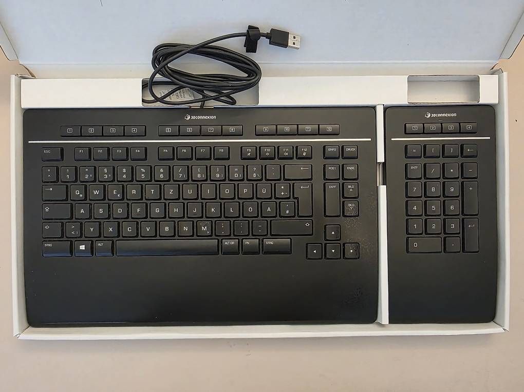 Tastiere: 3Dconnexion Keyboard Pro mit Numpad OVP – Usato da Schaffhausen venduto da cmarkus 2